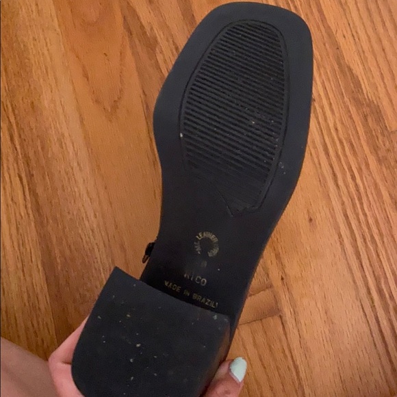 Vintage black leather booties Valerie Stevens - Picture 5 of 5